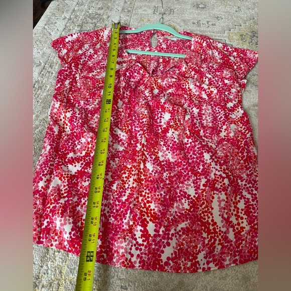 Boden V Neck Ravello Top Red Floral - Picture 7 of 8